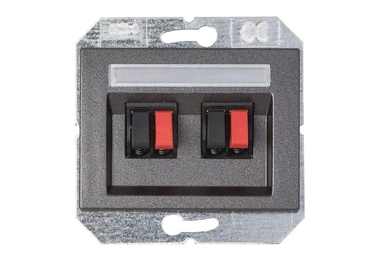 Speaker connection terminal VILMA XP500, anthracite