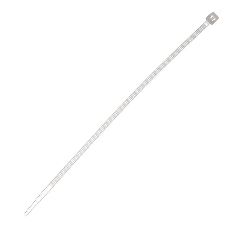 Tvirtinimo dirželis Elematic, 2,5 x 135 mm, baltas