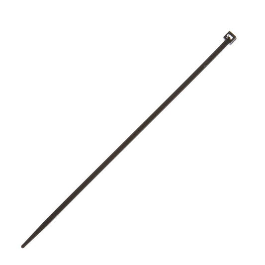 Tvirtinimo dirželis Elematic, 2,5 x 135 mm, juodas