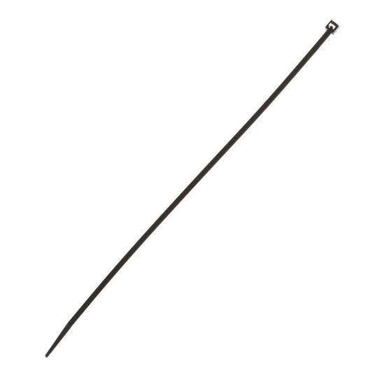 Tvirtinimo dirželis Elematic, 2,6 x 200 mm, juodas