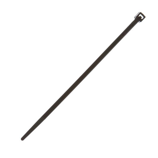 Tvirtinimo dirželis Elematic, 2,5 x 98 mm, juodas