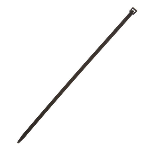 Tvirtinimo dirželis Elematic, 7,5 x 365 mm, juodas