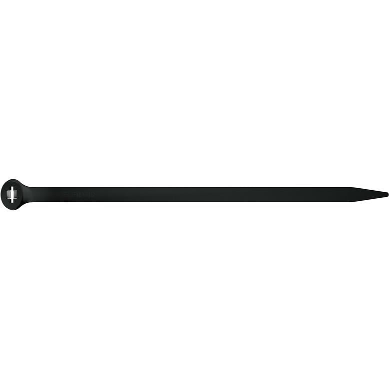 Laidų tvirtinimo dirželiai 2-LOCK, 2.5x100mm, juodi, 100vnt