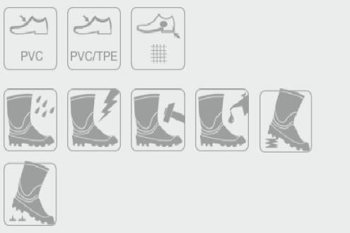 Safety rubber boots 140P S5 SRC, size 43