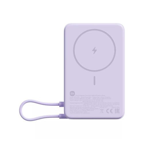 Xiaomi išorinė baterija magnetinis 10000 mAh su integruotas stovas BHR08PAGL, violetinė spalva