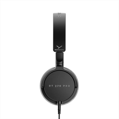 Beyerdynamic DT270 Pro 80 Ohm laidinės ausis apgaubiančios ausinės, juoda spalva