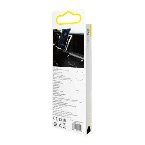 Baseus keitiklis BA01 USB + belaidis adapteris į 3.5 mm Jack, cabel (CABA01-01), juoda spalva
