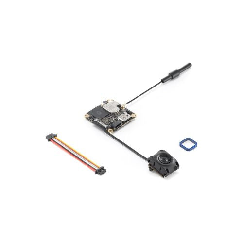 DJI kameros modulis O4 Air Unit FPV skirtas Drones su 4K 60 fps kamera, (CP.FP.00000229.01), juoda spalva