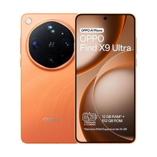 Oppo Find X9 Ultra dviejų SIM 5G 12 GB RAM 512 GB Canyon, oranžinė spalva