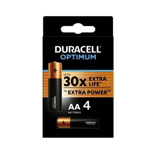 DURACELL baterija (LR6) C Alkaline Optimum (4 batteries/ blister) 1.5V