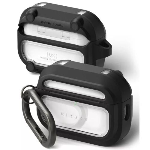 Ringke AirPods Pro 3 dėklas UX magnetinis, skaidri spalva