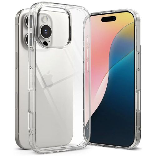 Ringke iPhone 16 Pro Max dėklas Fusion, skaidri spalva