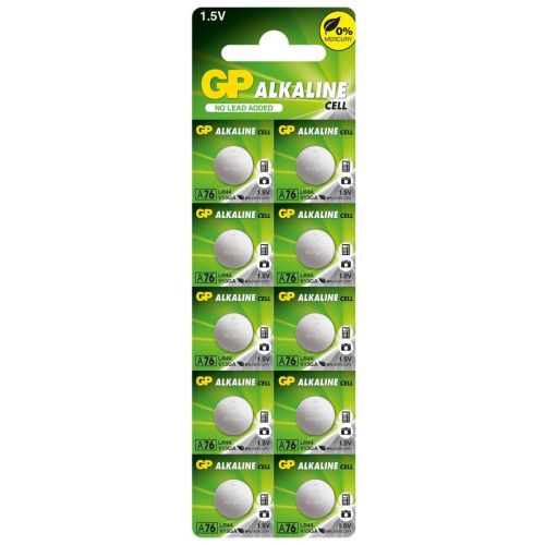 GP baterija (AG13) Alkaline button GPA76/ LR44 A76F-U10 (1pcs) 1.55V