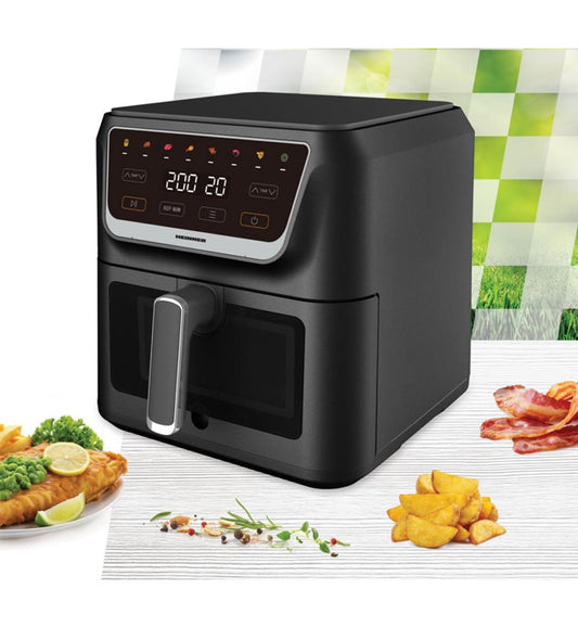 Karšto oro gruzdintuvė 1700W, 8L HAF-H8BK1700 HEINNER