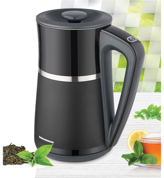 Elektrinis virdulys Elegant 1850-2200 W, 1,7 l HEK-D22002WBK HEINNER