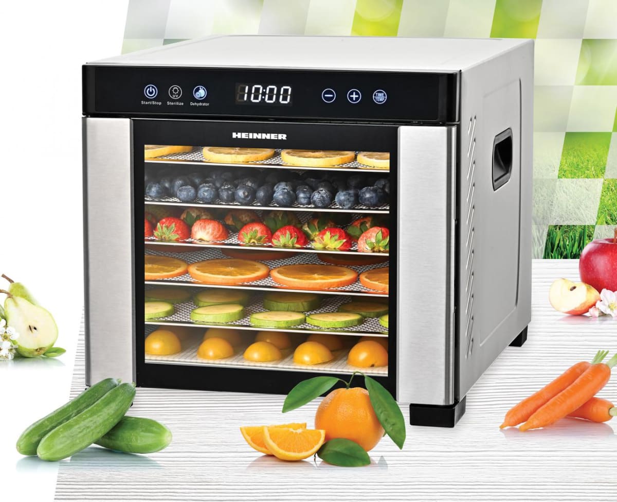 Vaisių ir daržovių džiovintuvas 550-650W, 23.6L HFD-KD600SS HEINNER