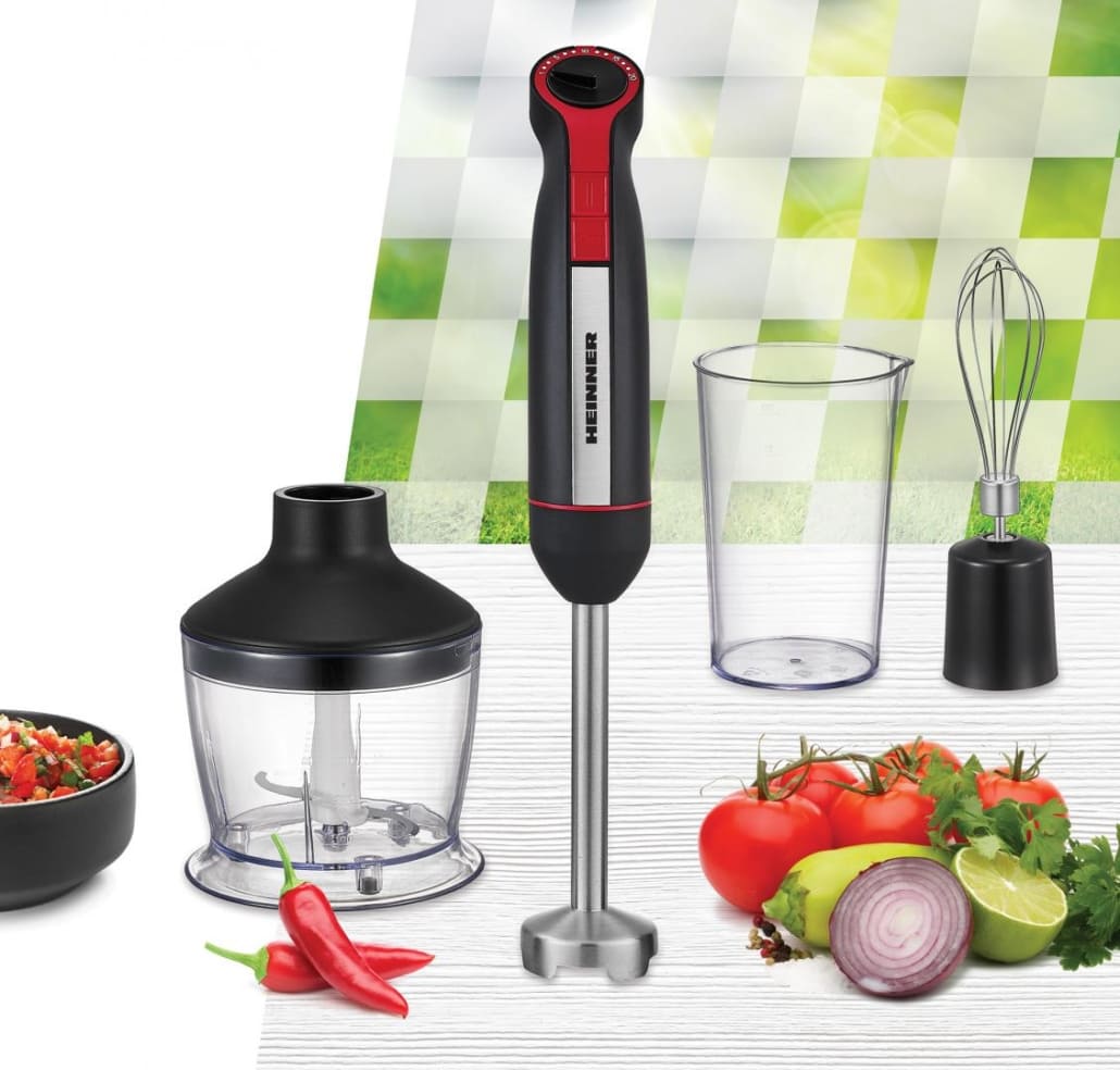 Rankinis blenderis 1200W HHB-DC1200BKRD HEINNER