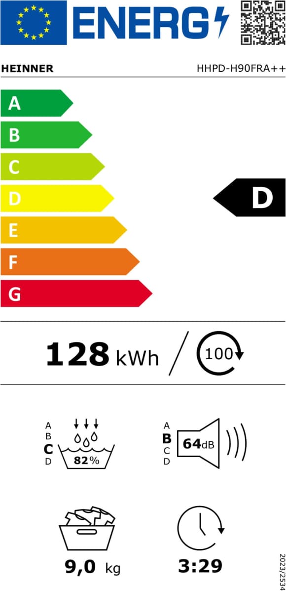 Džiovyklė 9kg HHPD-H90FRA++ HEINNER