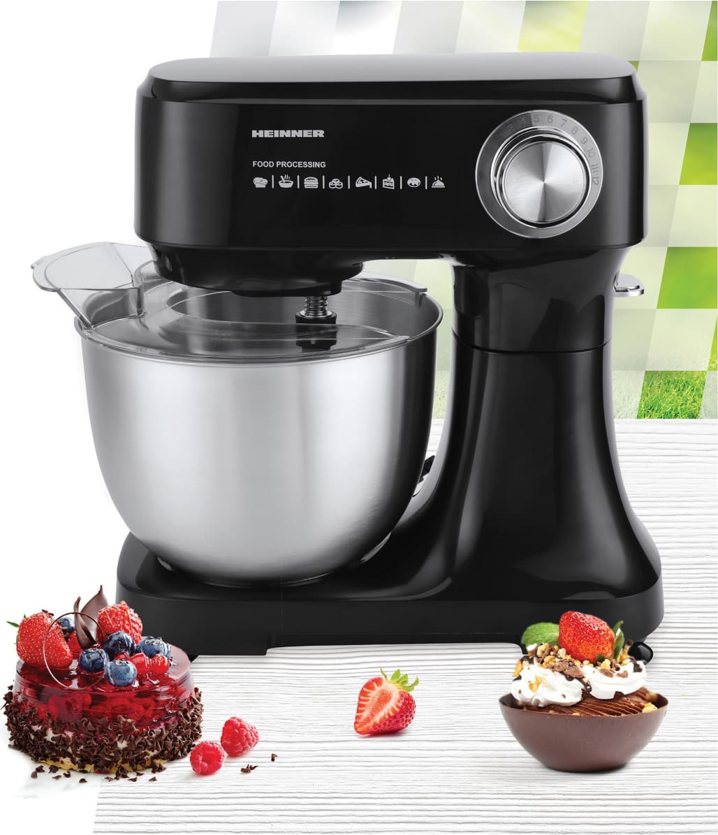 Planetinis maišytuvas 600W, 3,5L HPM-D750BK HEINNER