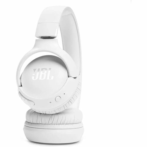JBL Tune 520BT Bluetooth belaidės ant ausų dedamos ausinės, balta spalva