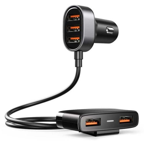 Joyroom automobilinis įkroviklis 5-in-1, U+U+U+U+U 31 W, (JR-CL03), juoda spalva