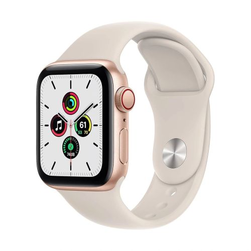 Apple Watch SE2 (2024) GPS + Cellular LTE 40mm Starlight Alu case, Starlight Sport Band S/M EU MXGJ3