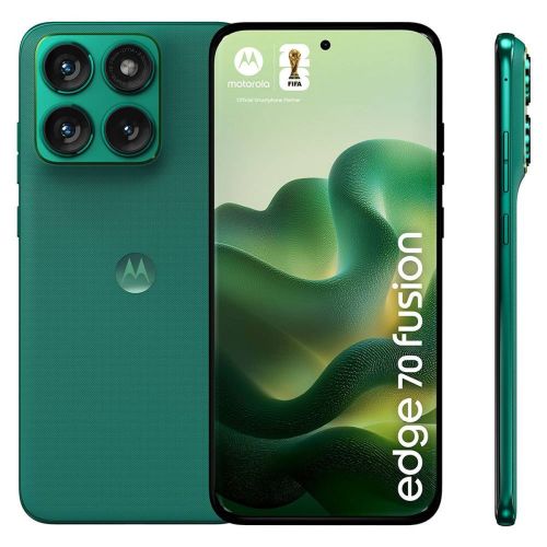 Motorola XT2605-1 Moto Edge 70 Fusion dviejų SIM 5G 8 GB RAM 256 GB Sporting, žalia spalva