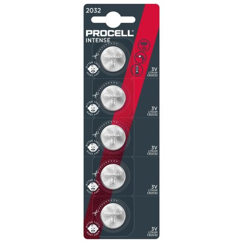 DURACELL baterija (CR2032) Button Lithium (5 batteries / blister) 3V, 220 mAh