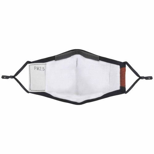 PureMe daugkartinė / reguliuojama kaukė Linen 2 pcs N95 filters inside the package, rūdžių oranžinė spalva