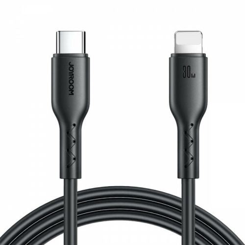 Joyroom Type-C - Lightning laidas greitasis įkroviklis Series 30 W, 1m, (SA26-CL3), juoda spalva