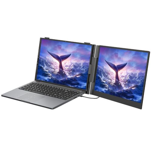 Blackview Single nešiojamas monitorius SCM6 14" skirtas Laptops wtih Sound System,, juoda spalva
