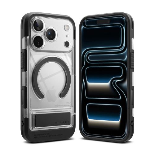 Ringke iPhone 17 Pro dėklas UX magnetinis, skaidri spalva