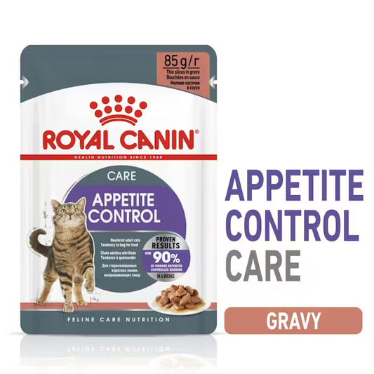 ROYAL CANIN APPETITE CONTROL CARE Gravy - Karma Mokra dla Dorosłych Kotów 12x85g