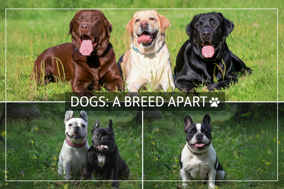 Prancūzų buldogo ir labradoro veislių palyginimas