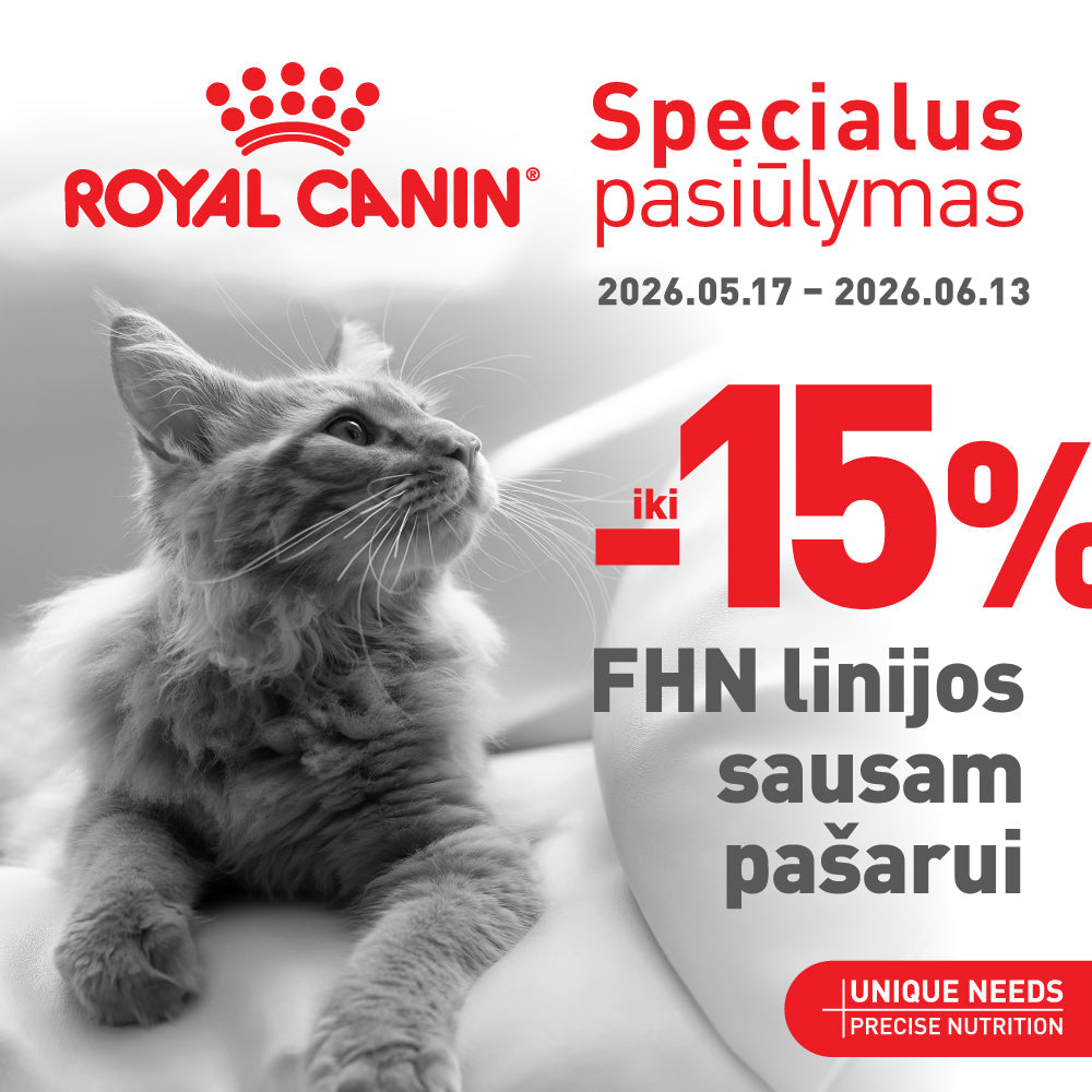 Royal Canin FHN -15% (iki 2026.06.13)
