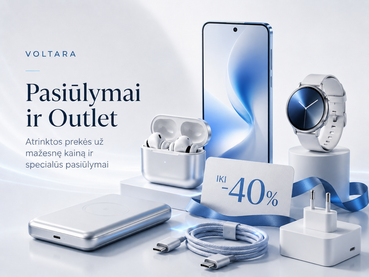 VOLTARA pasiūlymai ir Outlet