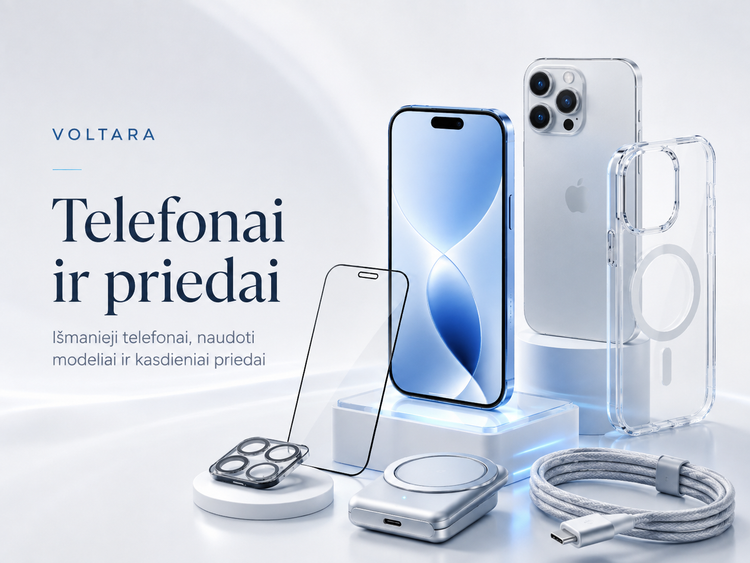 VOLTARA telefonų ir elektronikos priedai