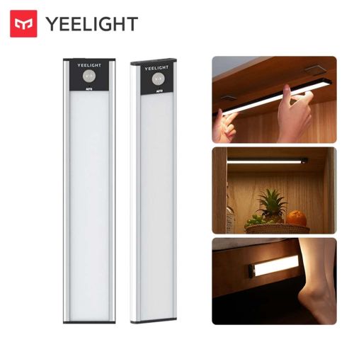 Xiaomi Yeelight spintos šviestuvas su judesio jutikliu A40, 1500 mAh, 2700K, YDQA1620007BKGL, juoda spalva