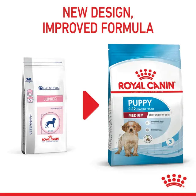 Royal Canin Puppy Medium sausas pašaras - Vidutinių veislių šuniukams