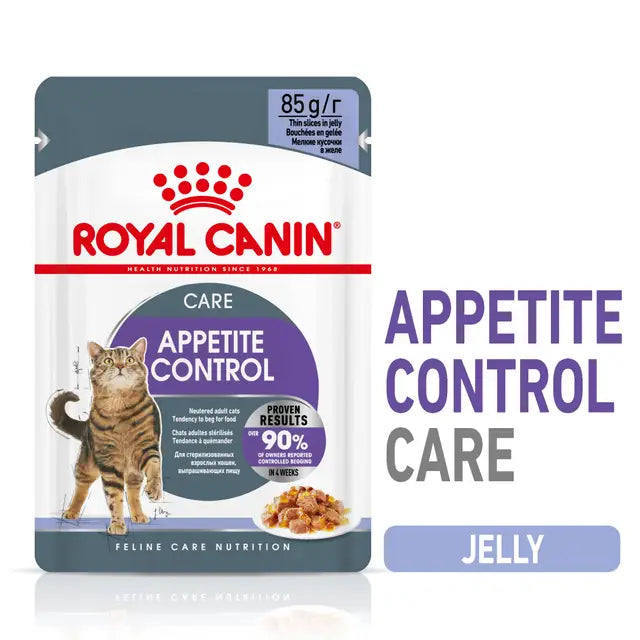 ROYAL CANIN Appetite Control Care Jelly - Drėgnas Pašaras Apetito Kontrolės Katėms 12x85g