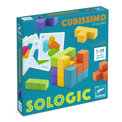 Wooden figure-making kit Djeco Cubissimo