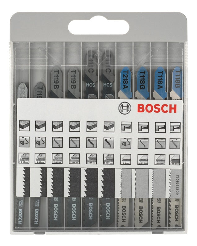 Jigsaw blade set Bosch X-Pro Line 10 pcs.