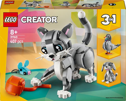 LEGO® Creator Playful Cat 31163 Building Set, 407 Pieces.