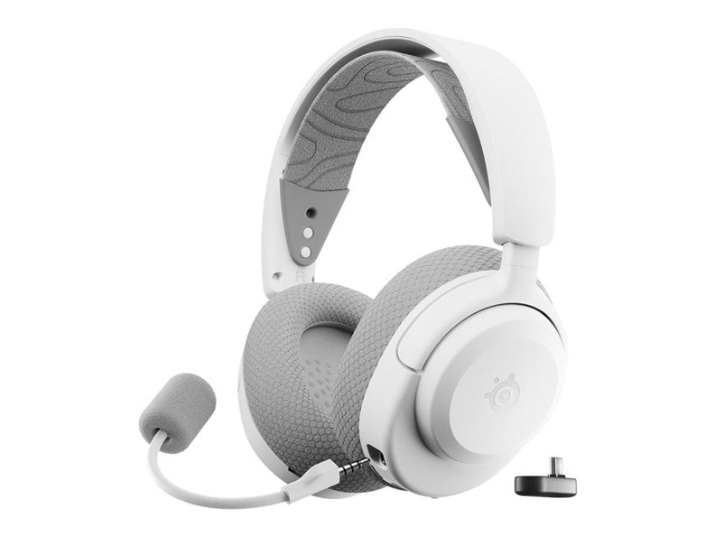Belaidės žaidimų ausinės Steelseries Arctis Nova 3XW, balta