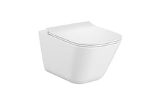 MISKA WC GAP SQUARE RIMLESS Z DESKĄ WOLNOOPADAJĄCĄ
