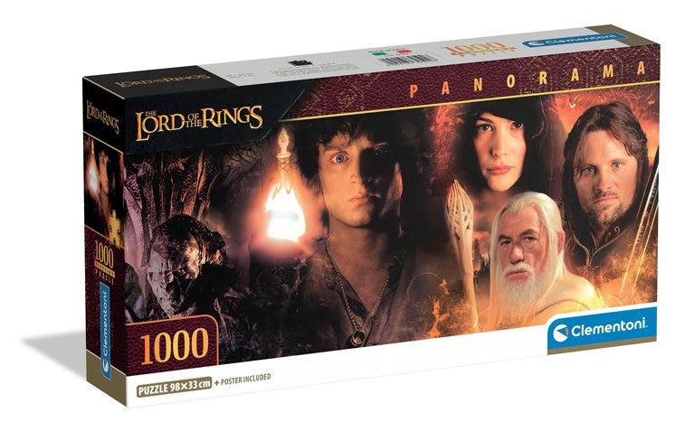 Dėlionė Clementoni Panorama Lord of Rings 39502, 1000 vnt.
