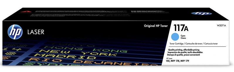 Tonerių kasetė HP Laser W2071A, mėlyna