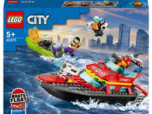 LEGO City Fire Rescue Boat 60373 building set