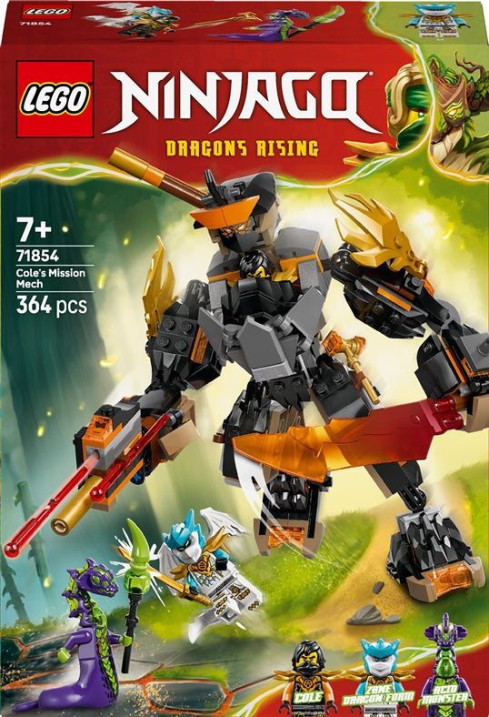 Konstruktorius LEGO® Ninjago Cole robotas 71854, 364 vnt.