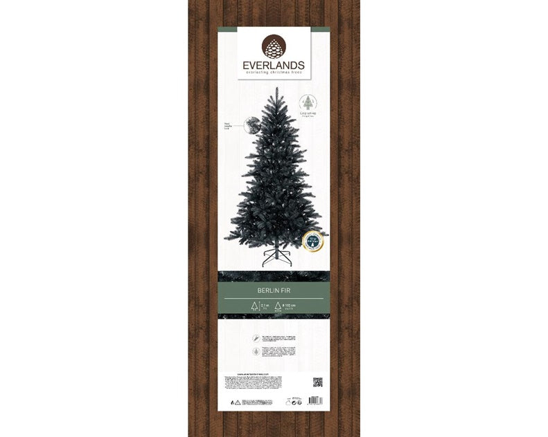 Artificial Christmas Tree Christmas Touch Black 210 cm